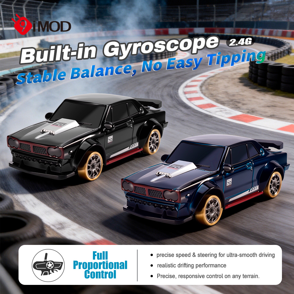 Rc Hobby Tech Bali - Радиоуправляемая дрифт-машина 9IMOD 1/64, 2.4G, 4WD,