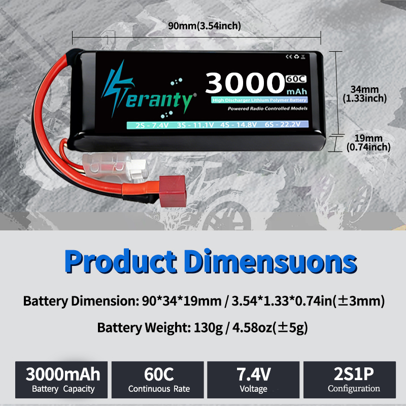 Аккумулятор LiPo TERANTY 2S 30 – обзор и цена Rc Hobby Trucks