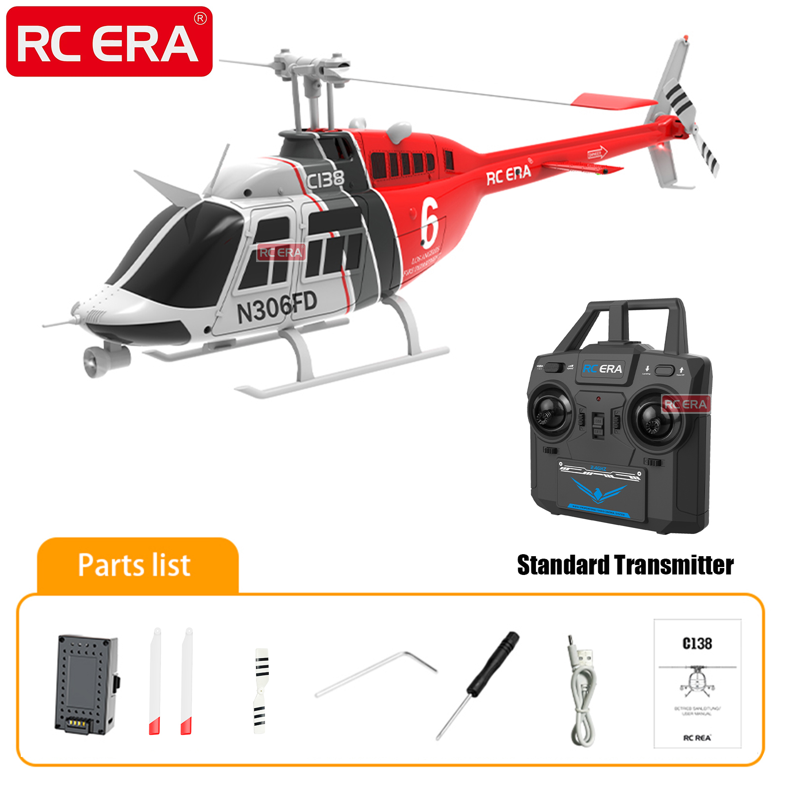 RC ERA C138 BELL 206 Jet Range – обзор и цена Rc Hobby Jet