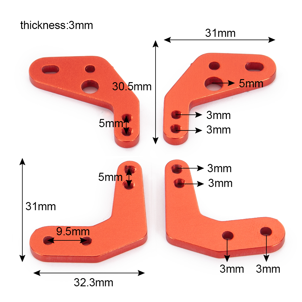 YEAHRUN 4 шт. удлинитель Подве – обзор и цена Rc Hobby Warehouse