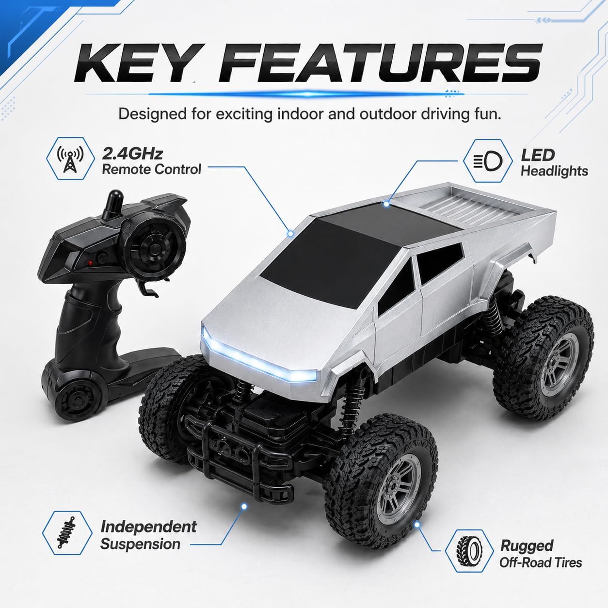 Радиоуправляемый грузовик 1:18 – обзор и цена Rc Hobby Tech Bali